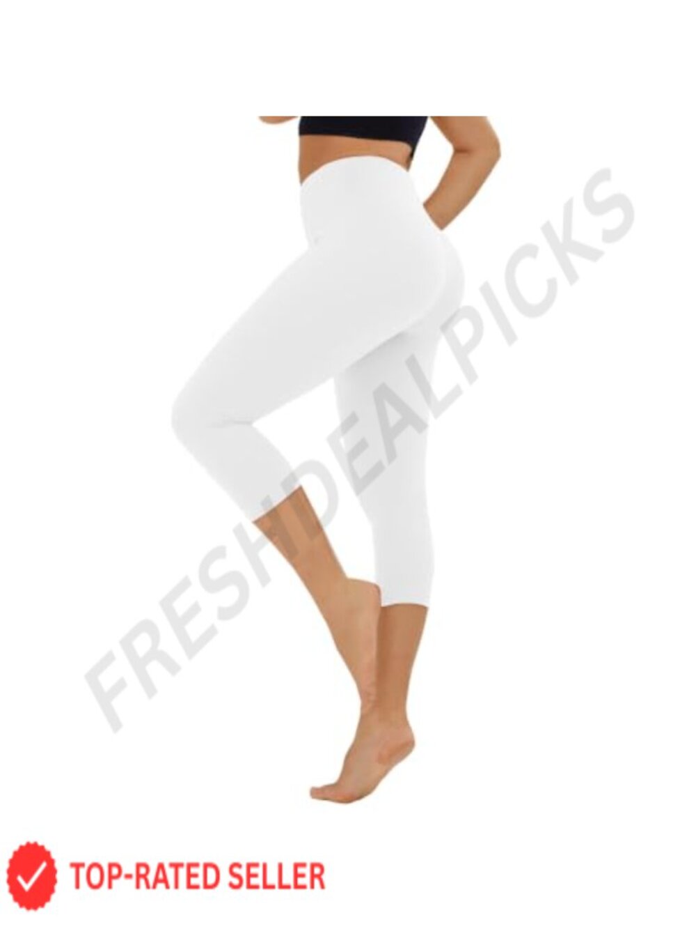High Waisted Leggings No See Through Tummy Control Workout Yoga Pants with